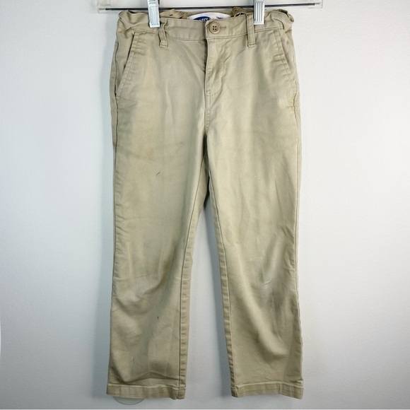 Old Navy Other - OLD NAVY Boys Kids Straight Built-in Flex stretch Chinos Khaki Color Size 7